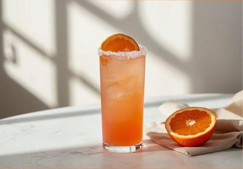 Sunrise Reset mocktail